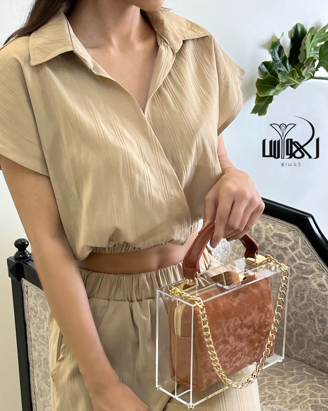 موجودی کیف داخلی قهوه ای عسلی با واتساپ هماهنگ شود